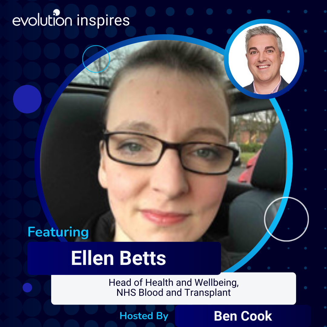 Evo Inspires Ellen Betts Head of Health and Wellbeing NHS Blood